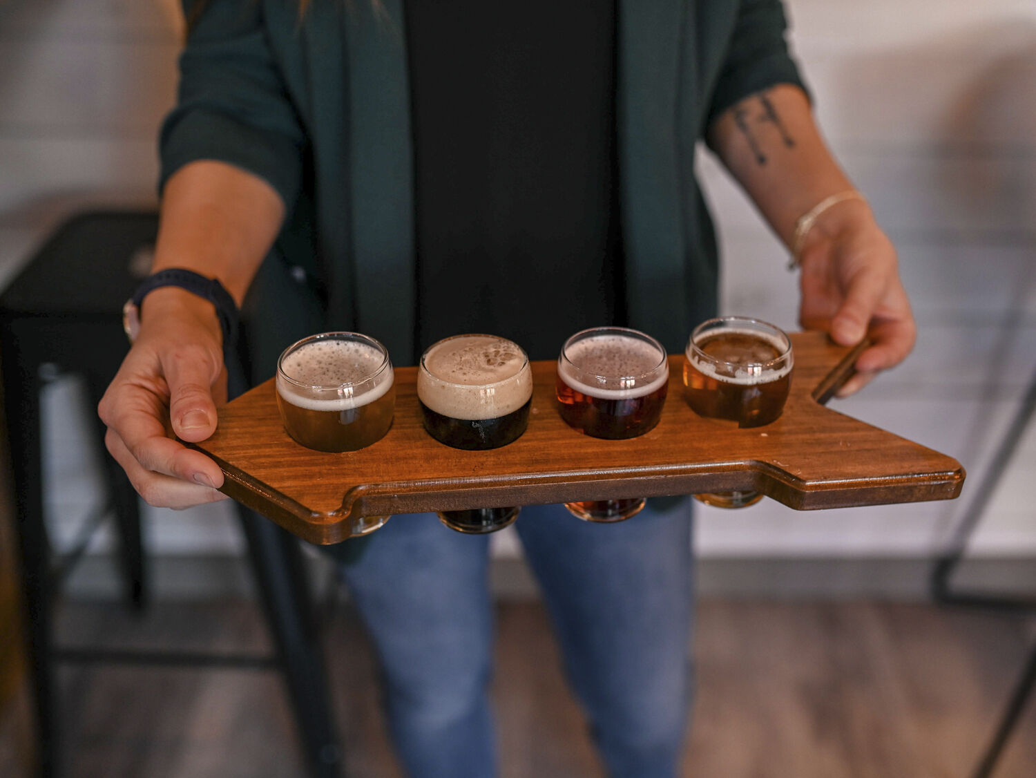 Seven Arrows Taproom Flight